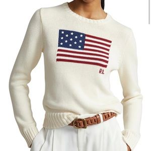 American Flag Sweater - Ralph Lauren